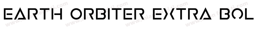 Earth Orbiter Extra Bold字体转换